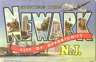 Greetings From Newark City Of Opportunity, NJ
